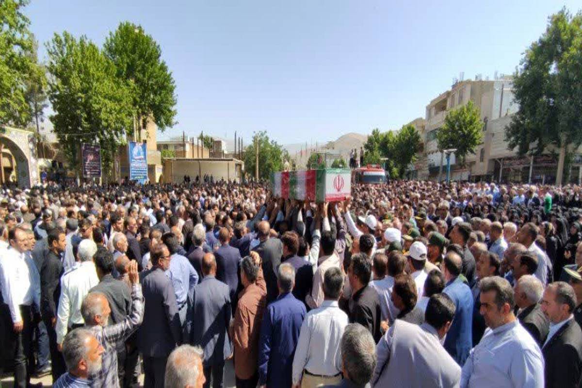 سلسله در سوگ سردار؛ وداع باشکوه با پیکر شهید حاج محمد تقی یوسفوند