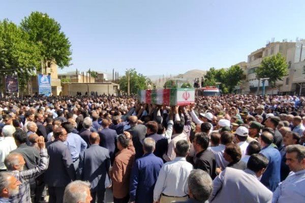 سلسله در سوگ سردار؛ وداع باشکوه با پیکر شهید حاج محمد تقی یوسفوند