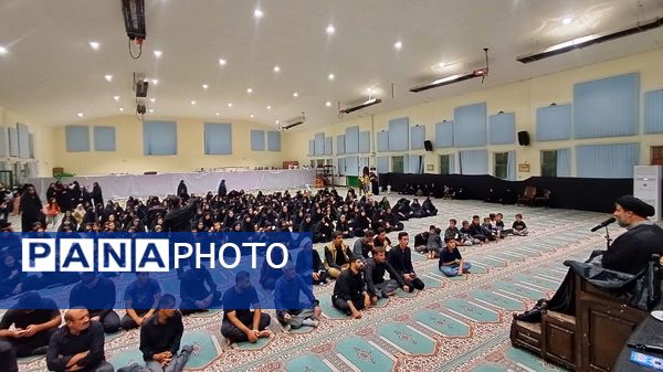 مراسم باشکوه عزاداری شب هفتم محرم در شهرستان مارگون