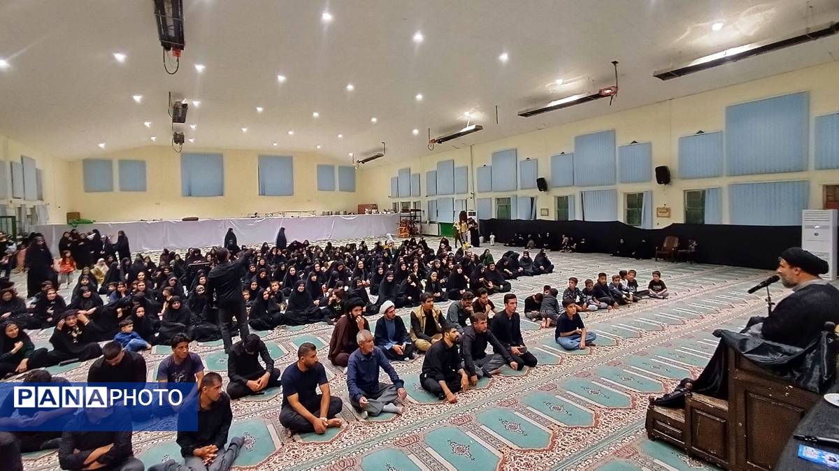 مراسم باشکوه عزاداری شب هفتم محرم در شهرستان مارگون