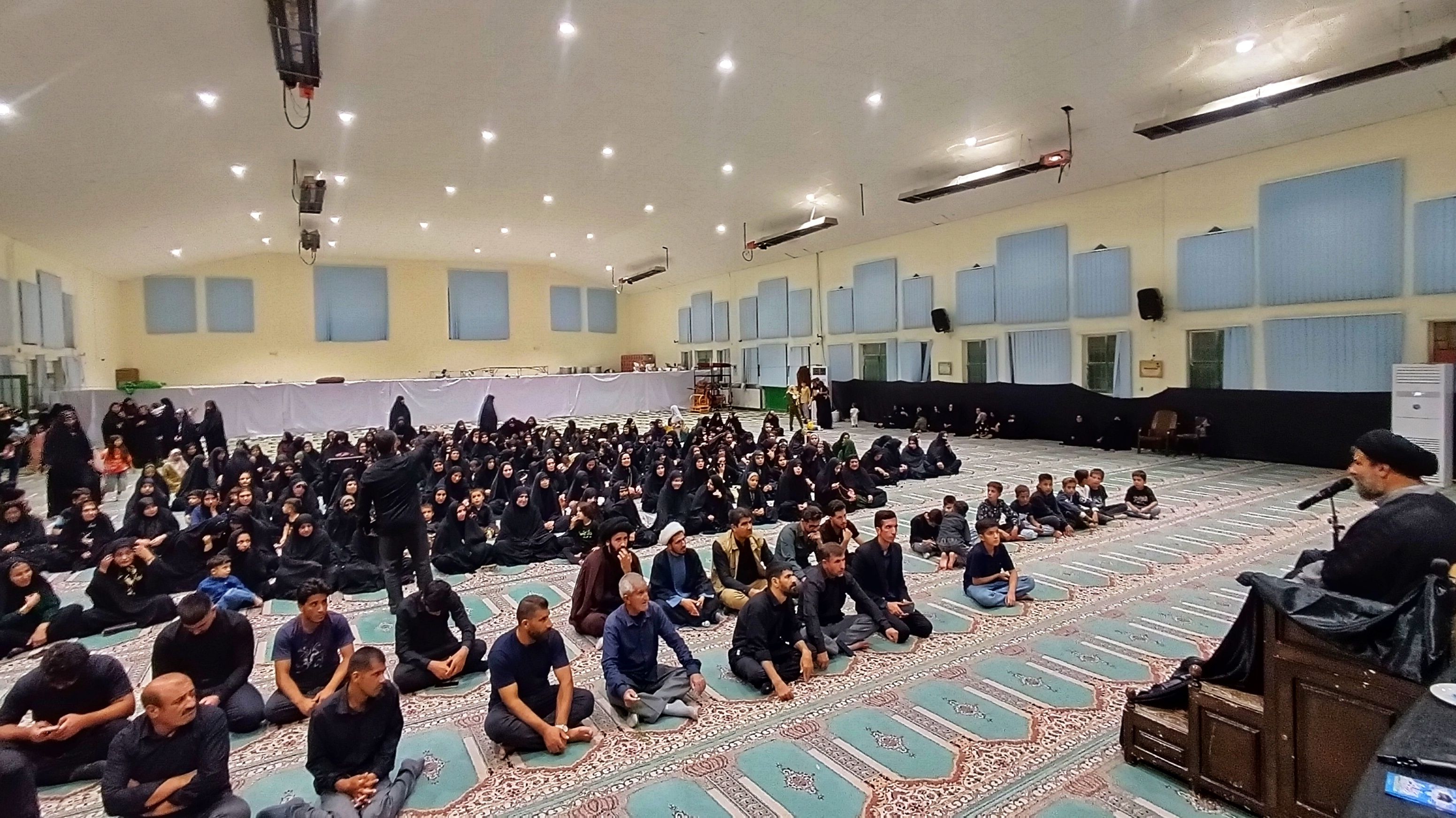  مراسم باشکوه عزاداری شب هفتم محرم در شهرستان مارگون