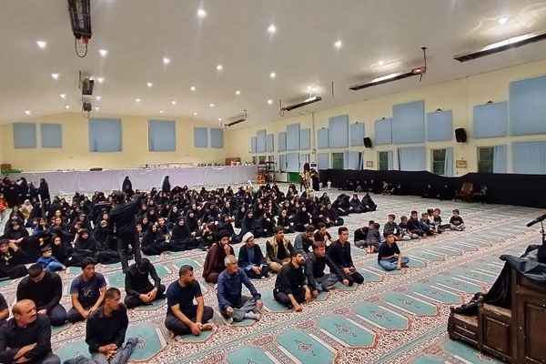  مراسم باشکوه عزاداری شب هفتم محرم در شهرستان مارگون