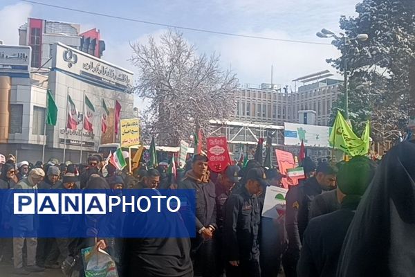 راهپیمایی ۲۲ بهمن در نیشابور 