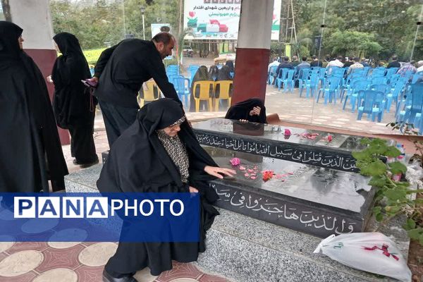 اربعین شهدای اقتدار در مزار شهدای گمنام املش