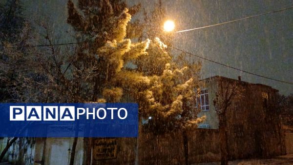 اواخر پاییز و سفید پوش شدن شهر