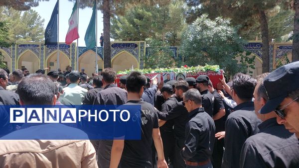 مراسم تشییع و تدفین پیکر مطهر شهید امنیت در شهرستان نیشابور 