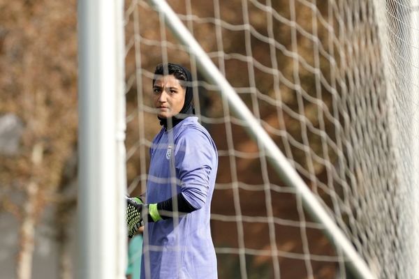 مصاف بانوان فوتبالیست ایران مقابل ازبکستان