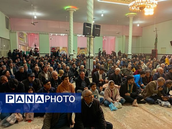 مراسم ولادت حضرت قائم (عج) در هیات مهدیه کاشمر
