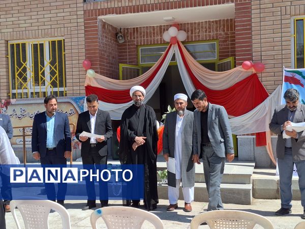 افتتاحیه آموزشگاه شش کلاسه در شهرستان باخرز