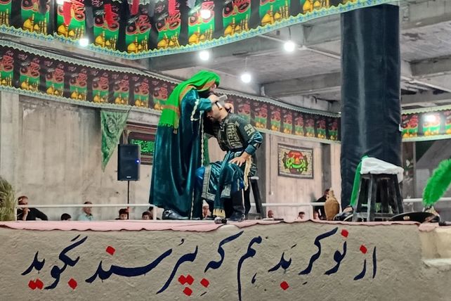 تعزیه‌خوانی مردم روستای مارکده 