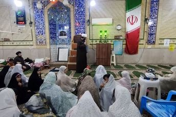  آیین معنوی اعتکاف در گچساران