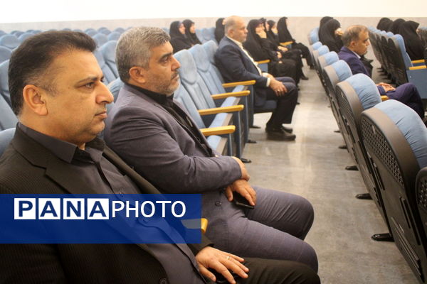 مراسم استقبال از شهید گمنام در اداره‌کل آموزش و پرورش استان بوشهر