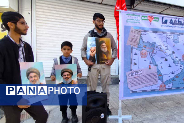 برپایی موکب پذیرایی از تجمع کنندگان جشن پیروزی فلسطین