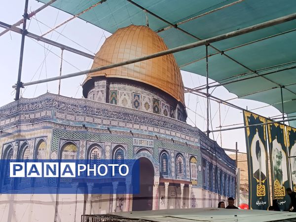 موکبی با رنگ و بوی مقاومت و شهادت 