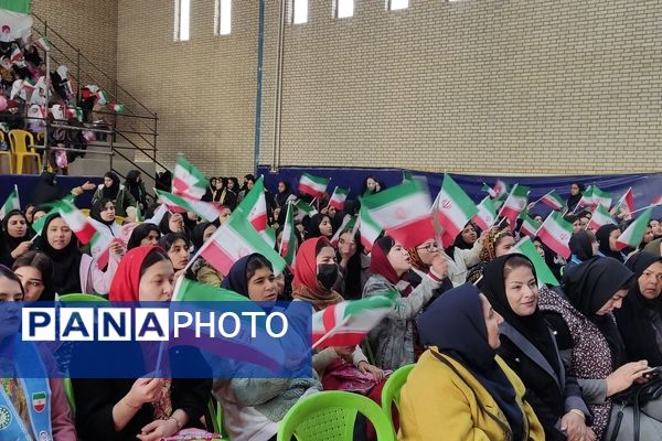 همایش بزرگ فرزندان حاج قاسم به‌مناسبت دهه فجر در شهرستان مانه