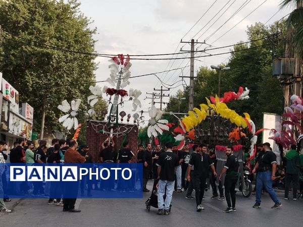 آیین علم‌گردانی ماه محرم در آمل