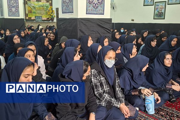 مدرسه نمونه‌دولتی ارشاد شهرستان قرچک در سوگ یاس نبی