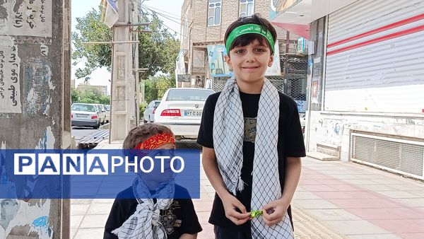 تشییع پیکر دو تن از شهدای جنگ تحمیلی رژیم صهیونیستی همزمان با مراسم تاسوعای حسینی ، در شهرستان ملارد
