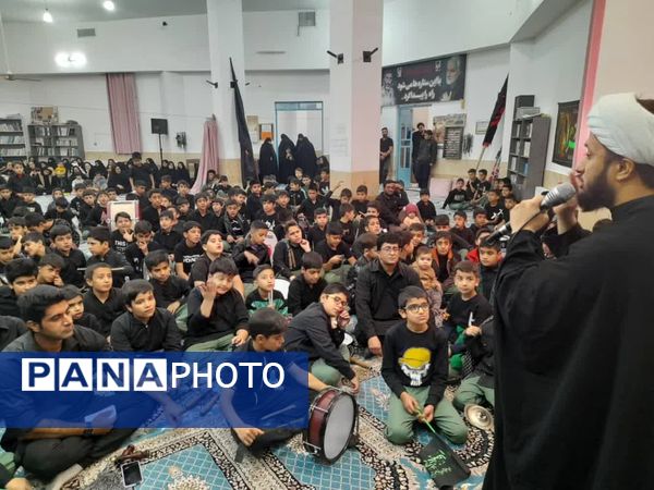 مراسم سوگواری شهادت حضرت فاطمه زهرا(س) در مدارس ابرکوه