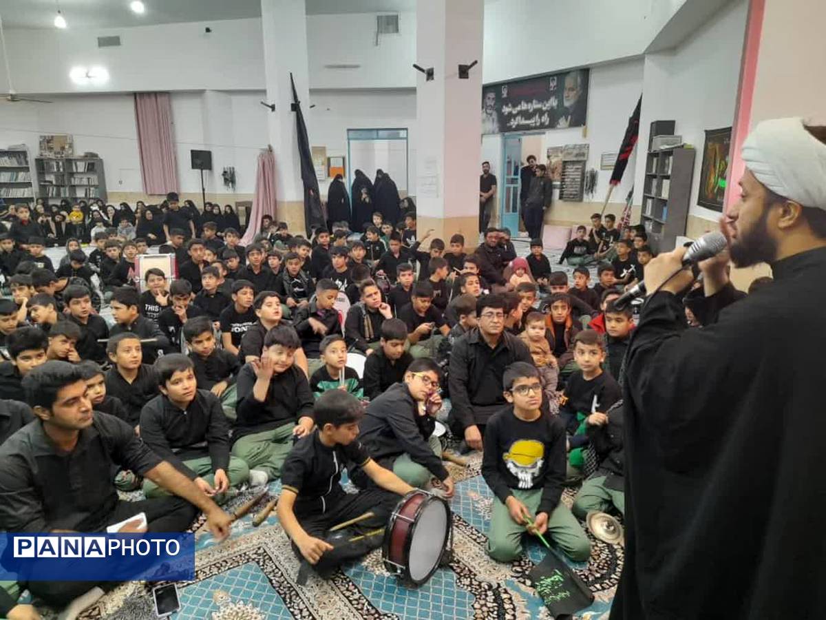 مراسم سوگواری شهادت حضرت فاطمه زهرا(س) در مدارس ابرکوه