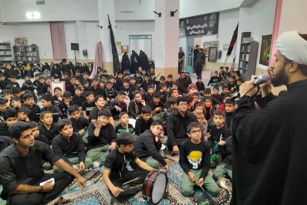 مراسم سوگواری شهادت حضرت فاطمه زهرا(س) در مدارس ابرکوه