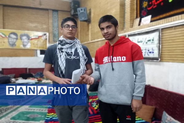 مراسم اعتکاف پسران آسمانی در مسجد علی ابن ابیطالب 