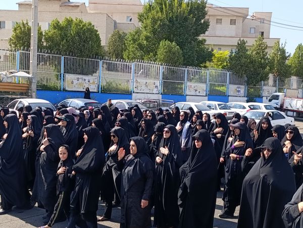 اجتماع جاماندگان اربعین حسینی در اسلام آباد غرب