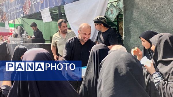 حضور حماسی مردم روستای مارکده در همایش جاماندگان اربعین حسینی