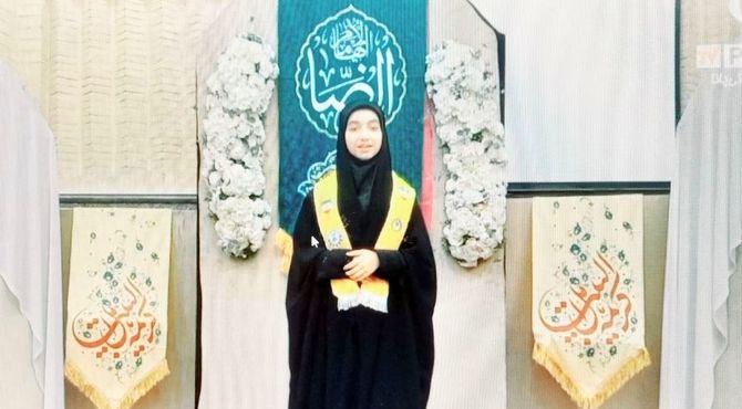 استقبال از پرچم گنبد حرم مطهر و خدام آستان قدس رضوی در شهرستان جم 