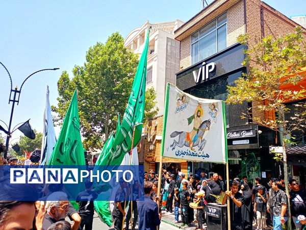 عزاداری هیأت های کاشمر در روز هفتم ماه محرم