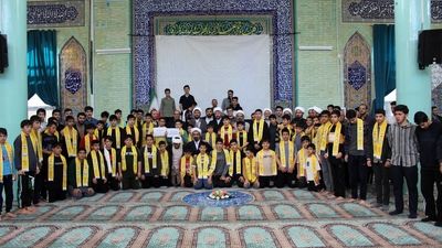 آیین اعتکاف دانش آموزی شهرستان تکاب