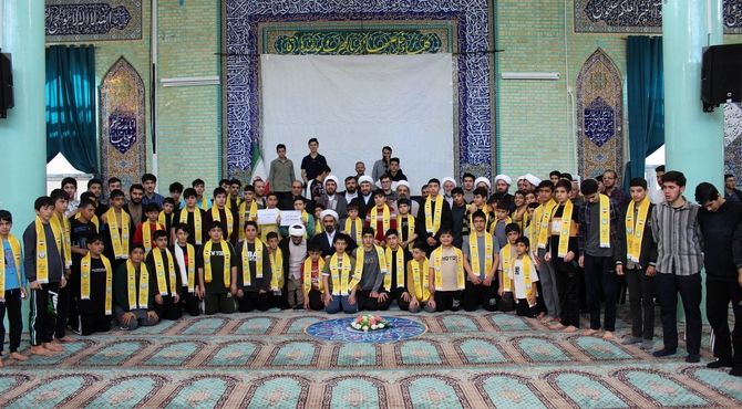 آیین اعتکاف دانش آموزی شهرستان تکاب