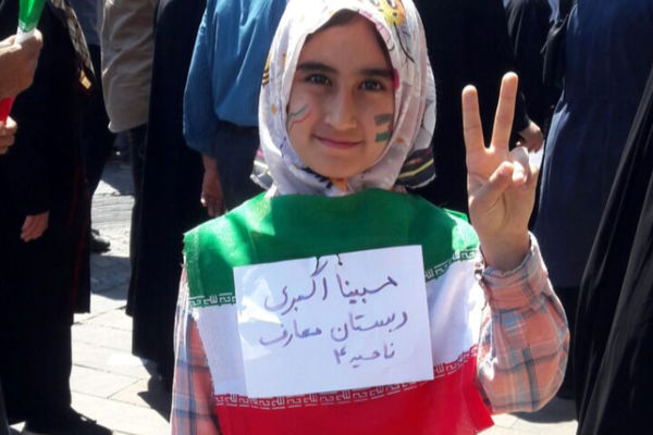همه مردم شیراز فریاد حمایت از فلسطین سر دادند