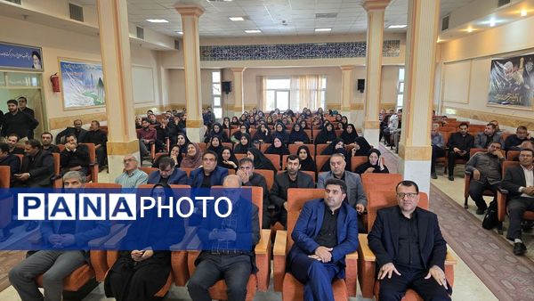 مراسم تودیع و معارفه رئیس آموزش و پرورش شهرستان نظرآباد