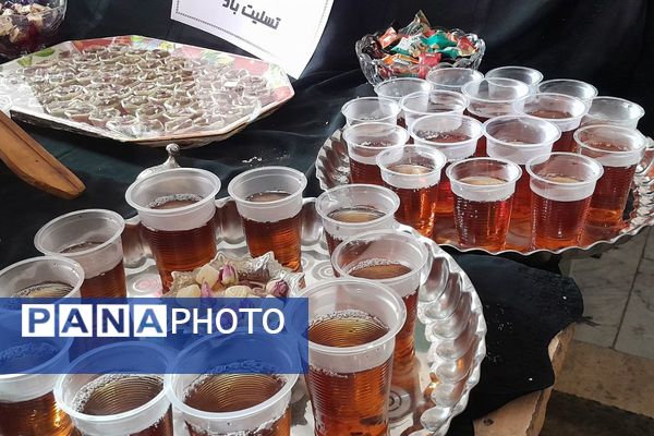 طنین نوای عشق و عزا؛ مراسم عزاداری دهه دوم فاطمیه در مدارس بهارستان‌دو