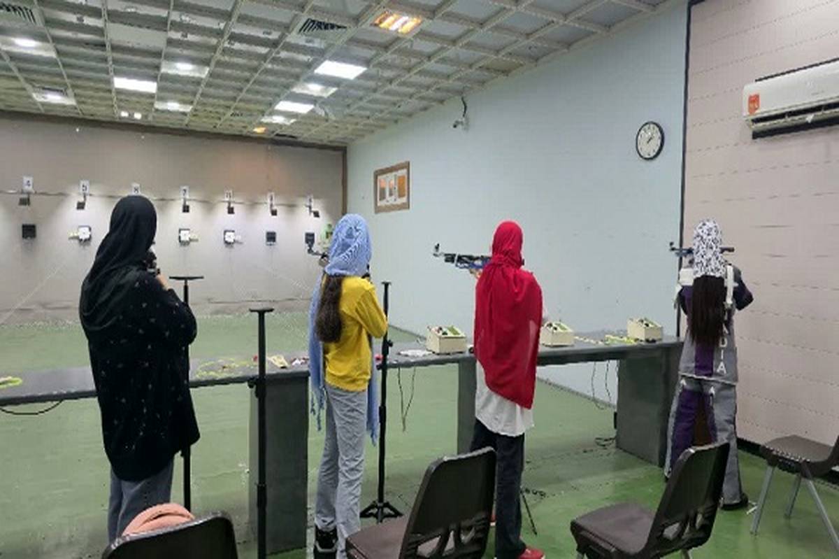 مسابقات تیراندازی تفنگ و تپانچه امروز در استان البرز برگزار شد