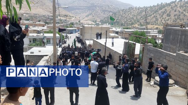 عزاداران حسینی، خیابان‌ها را غرق لبیک یا حسین کردند