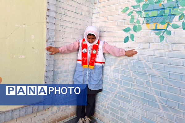مانور زلزله و ایمنی در مدارس فیروزکوه