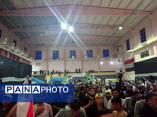 همایش بزرگ کشوری کاروان زیارتی رهسپاران عصر ظهور در ورزشگاه عراق 