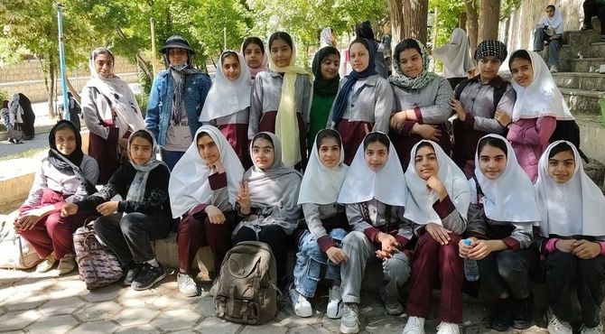 یک روز متفاوت برای دانش‌آموزان مدرسه حاج علی ضامن احمدی‌مقدم