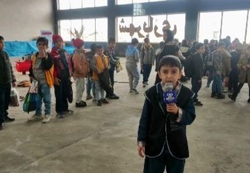 اردوی یک روزه مدرسه مبین در شهربازی سرزمین شادی پارک کوثر شیروان