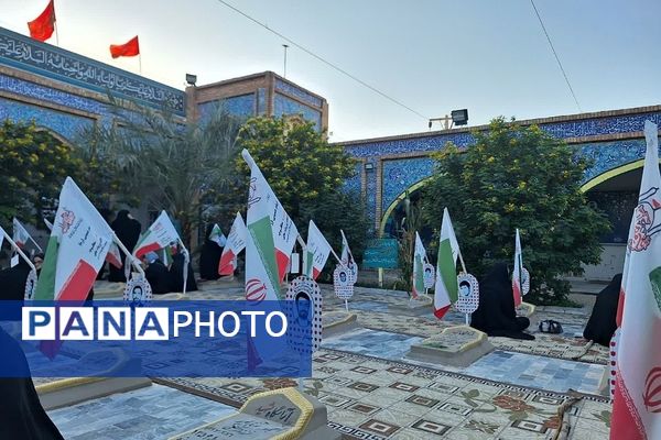 حضور دانش‌آموزان بسیجی ناحیه 2 شهرری در اردوی راهیان نور 