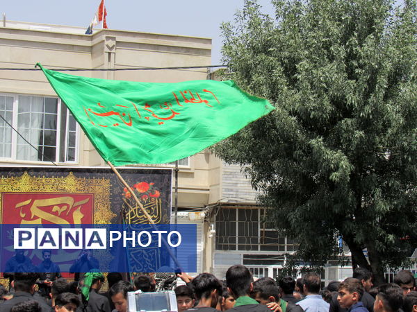 مراسم تاسوعای حسینی در کامیاران 