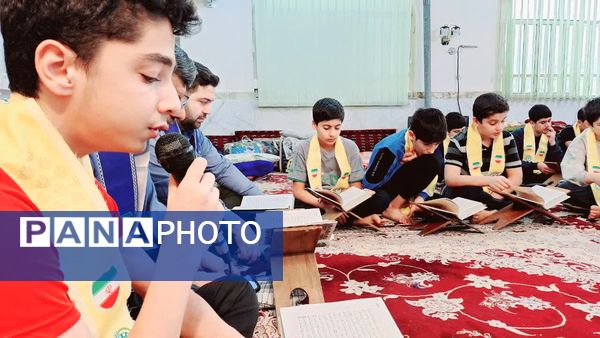 اعتکاف دانش‌آموزی در گرگان