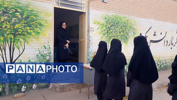 آیین بازگشایی مدارس در مدرسه گلشاد روستای کاهه