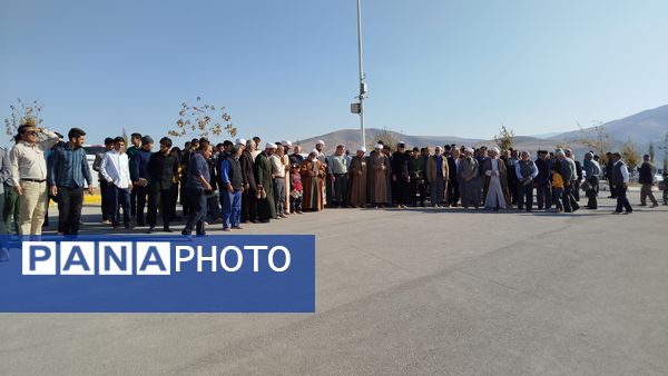 اقامه نماز باران به امامت حجت‌الاسلام والمسلمین محمدجواد شریعتی نژاد در شهرستان سملقان