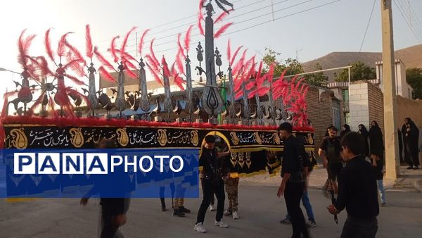 هیات‌ عزاداری‌ در شهر وردنجان‌‌ 