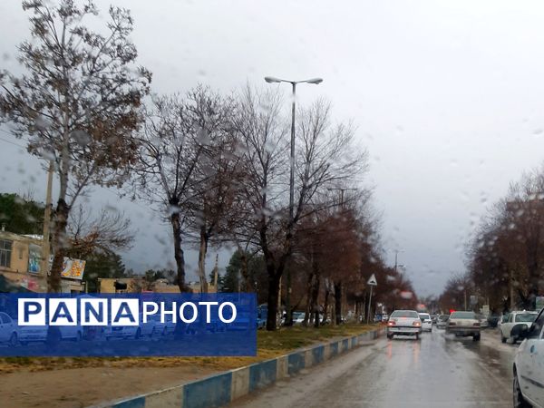 لردگان زیر باران، طراوت زمستانی در دل کوهستان