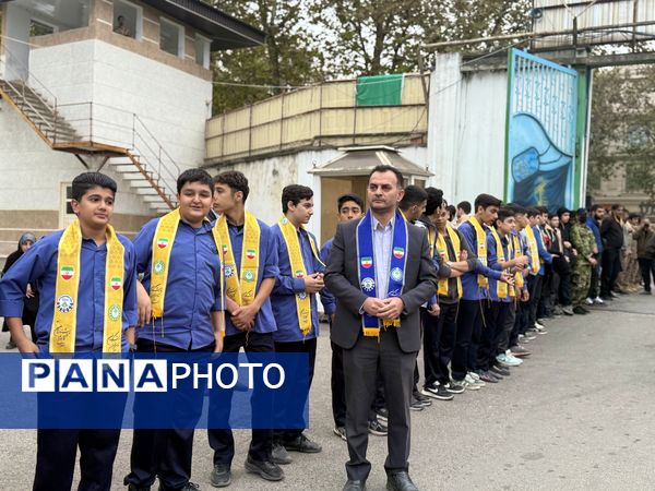  مراسم تشییع ۱۰ شهید گمنام در آمل