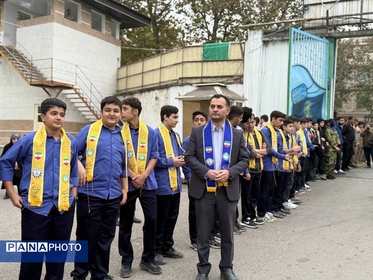  مراسم تشییع ۱۰ شهید گمنام در آمل